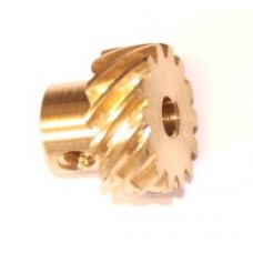 Helical gear 16t, left (=/); 23DPI; 6.35mm flank