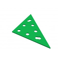 Triangular bracket, 9 holes