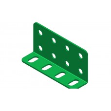 L-section angle girder, 4 holes