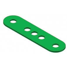 Perforated strip, 4 holes with extra central hole