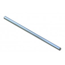 Axle rod, 100mm, steel, nickel-plated