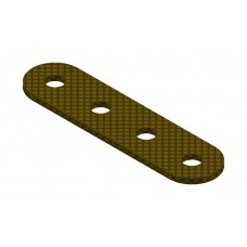 Perforated strip from phenolic resin, 4 holes