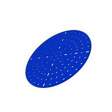 Wheel disc, 6 1/2', blue, steel, use with 4880-16/18