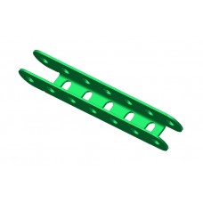 U-section hinge, 7 holes, double ended