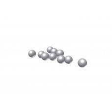 Steel ball, diameter: 5mm, 10 balls, nickel-plated