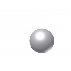 Steel ball, diameter: 25mm, nickel-plated
