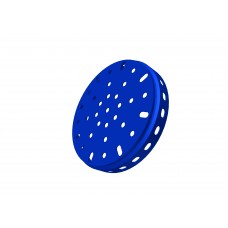 Hub disc, 3 3/4', blue, steel