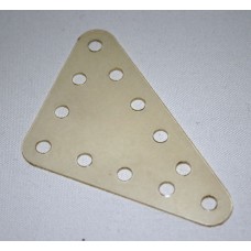 Transparent flexible plate, 4 x 5 holes, triangular
