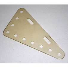 Transparent flexible plate, 4 x 7 holes, triangular