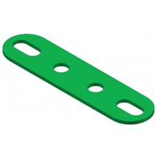 Perforated strip, slotted end, 4 holes